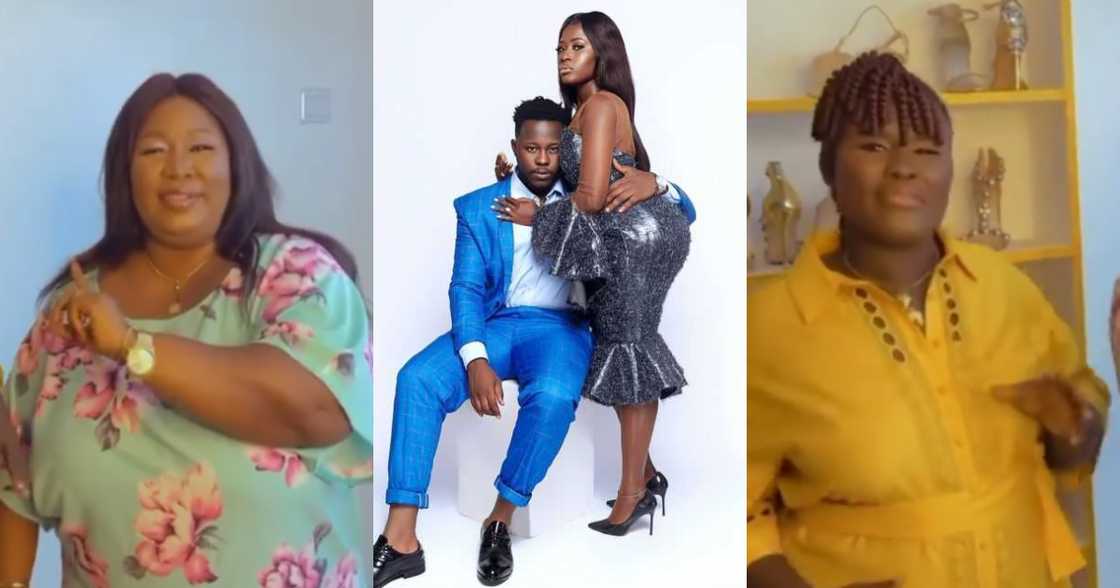 Video drops as Fella mum challenges Medikal's mum in dance battle on Mothers Day