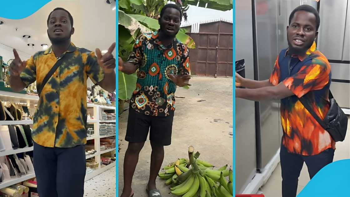 Ghanaian Man, Landlady, Bunch Of Plantains, Kindness, Food