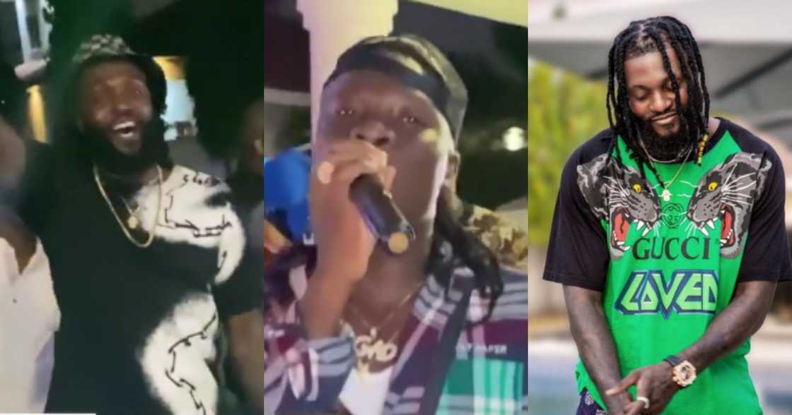You activate me - Stonebwoy performs banger at Emmanuel Adebayor's birthday party (Video)