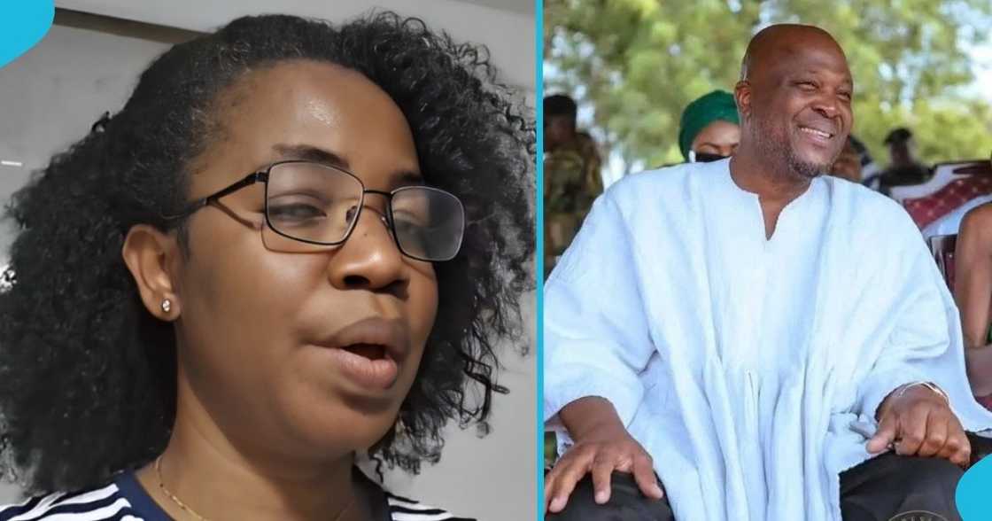 Ghanaian woman, Pokuase-Mayera, Ibrahim Mahama, road construction, philanthropic works. Ghanaian woman, Pokuase-Mayera, Ibrahim Mahama, road construction, philanthropic works.