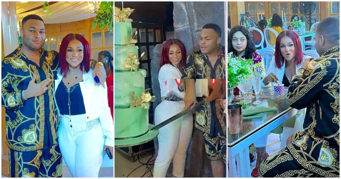 Kwadwo Safo Jnr with his mother and wife Kwadwo Safo Jnr with his mother and wife