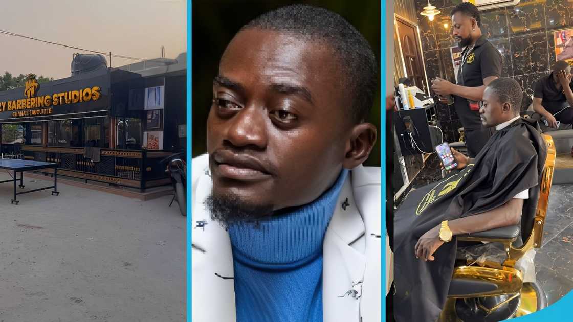 Lil Win, Lil Win's barbershop, Wezzy Barbering Studios, Kumawood actor, Barbering shop, Lil Win's businesses Lil Win, Lil Win's barbershop, Wezzy Barbering Studios, Kumawood actor, Barbering shop, Lil Win's businesses