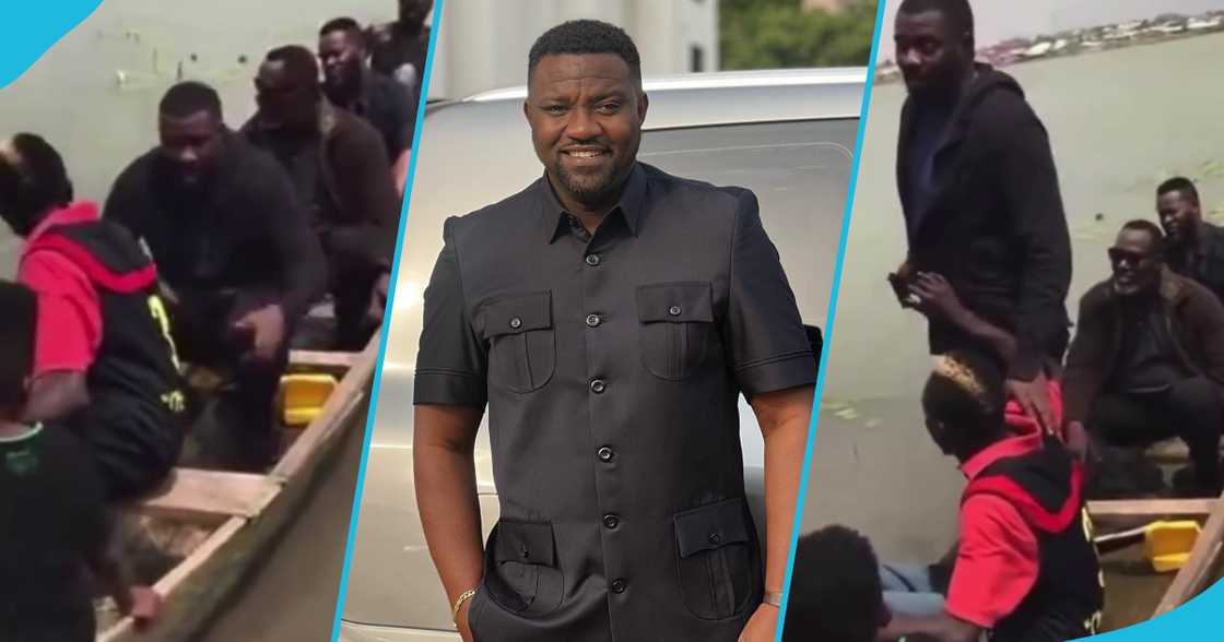 John Dumelo on a movie set John Dumelo on a movie set
