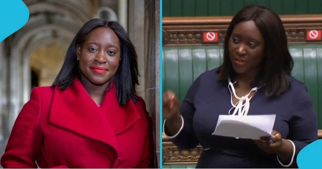 British-Ghanaian woman gets appointment in UK Parliament, videos of her swearing-in drops