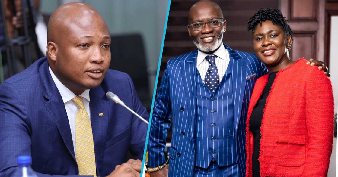 Samuel Okudzeto Ablakwa has named Gabby Otchere-Darko's wife in an illegal sale of state land