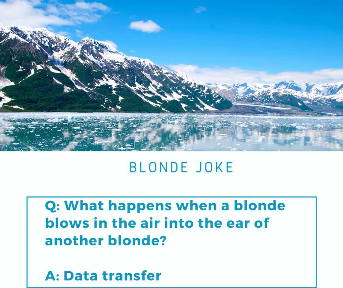 blonde jokes one liners