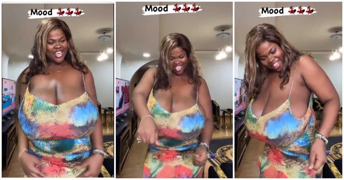 Gorgeous plus size lady dances to Tiwa Savage's Loaded song with Asake