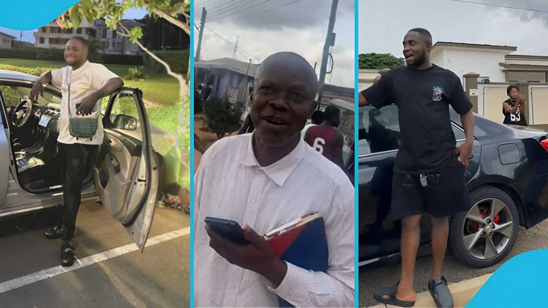 Old teacher, Ghanaian man, Ghanaian teacher, former student, better life Old teacher, Ghanaian man, Ghanaian teacher, former student, better life