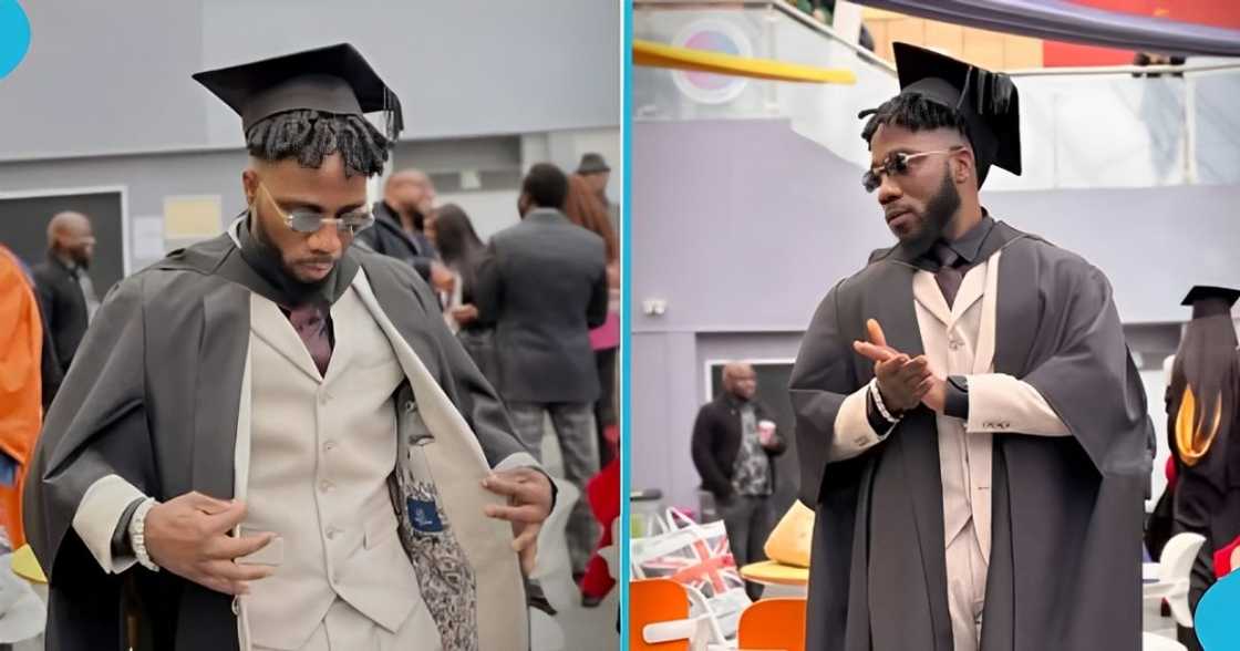 Ghanaian man, master's degree, University of Bradford, UK Ghanaian man, master's degree, University of Bradford, UK