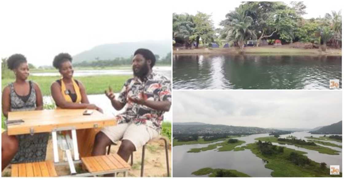 Ghanaian family transforms island into a health farm