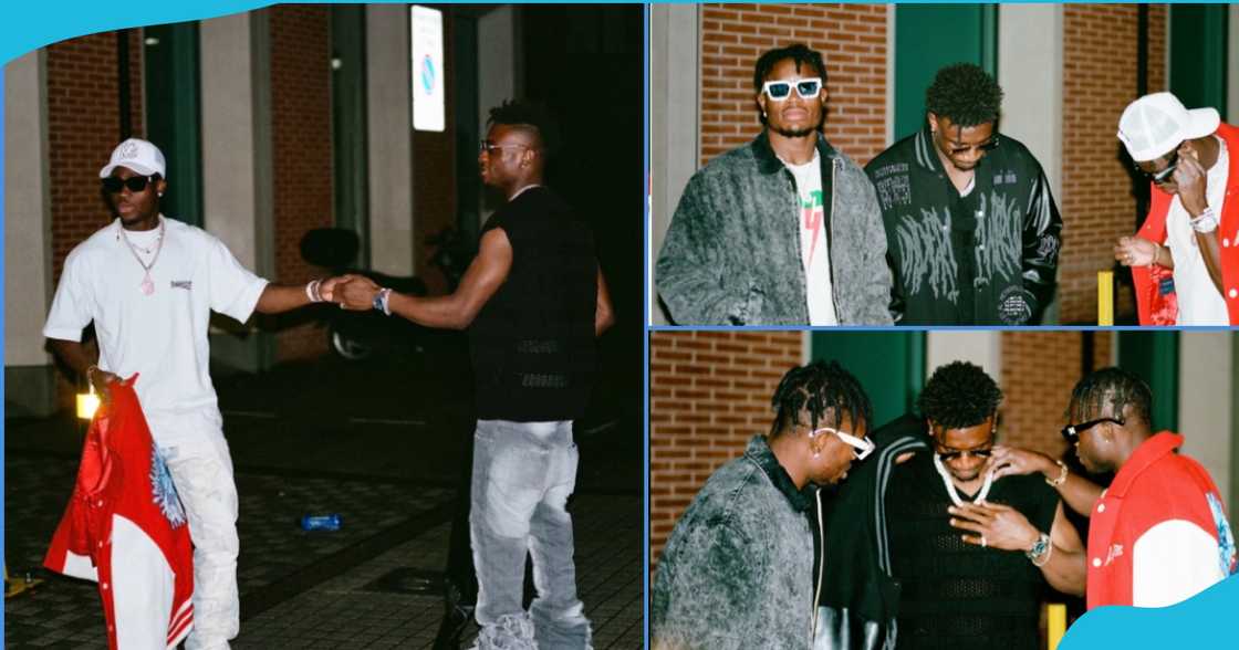 Mohammed Kudus and teammates Mohammed Kudus and teammates