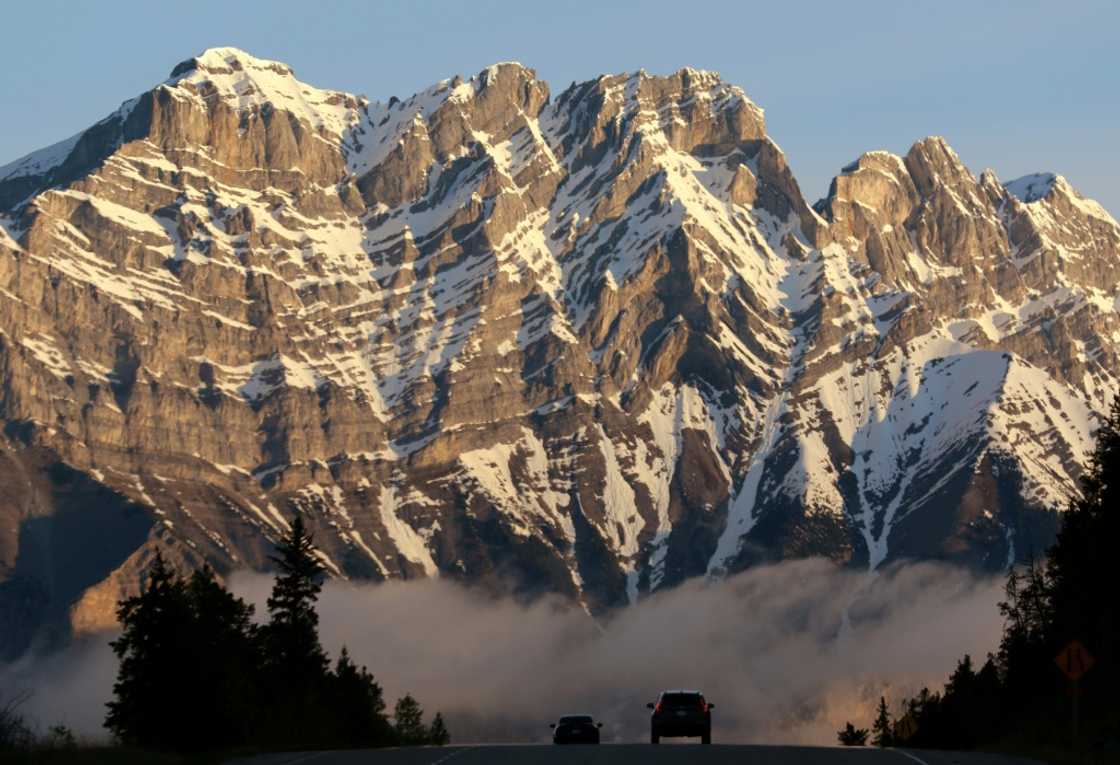 Vehicles enter Banff National Park during the G7 Finance Ministers in Canada Vehicles enter Banff National Park during the G7 Finance Ministers in Canada