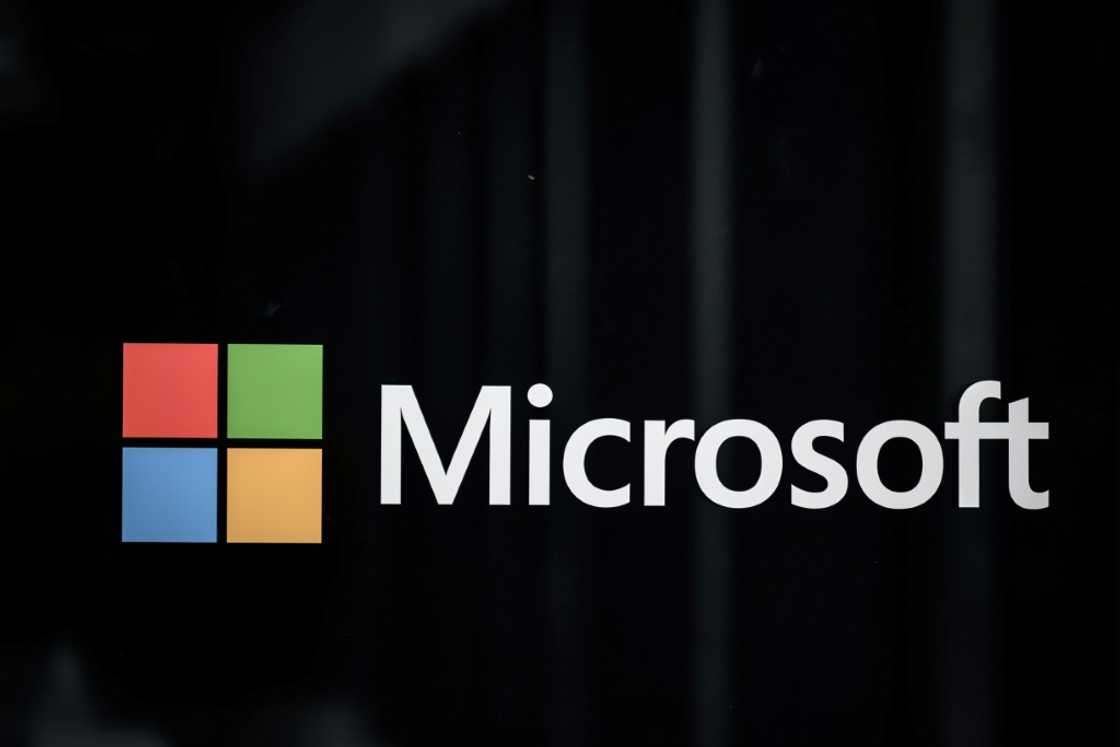 Microsoft's logo pictured on May 23, 2022 at the World Economic Forum annual meeting in Davos, Switzerland Microsoft's logo pictured on May 23, 2022 at the World Economic Forum annual meeting in Davos, Switzerland