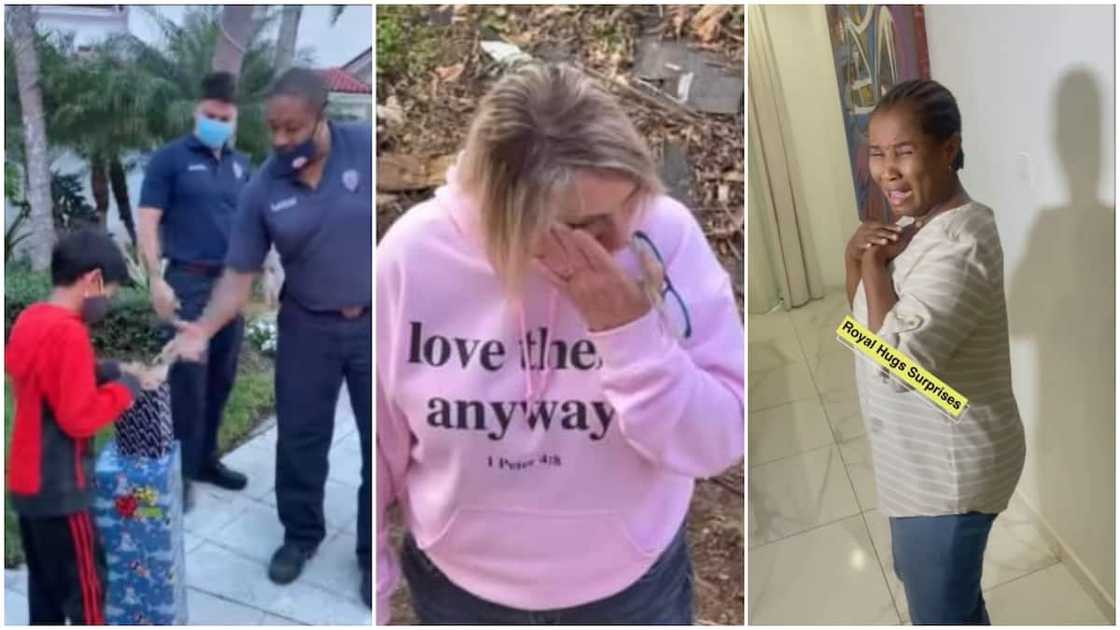 The acts of kindness were praised on social media. The acts of kindness were praised on social media.