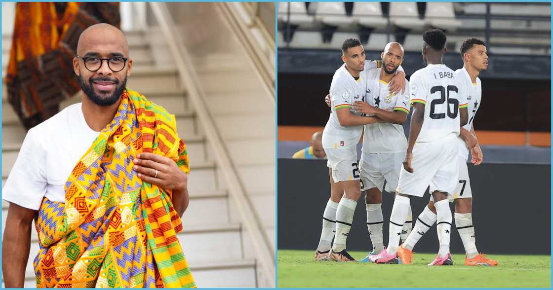 Photo of Denis Odoi and Black Stars players Photo of Denis Odoi and Black Stars players
