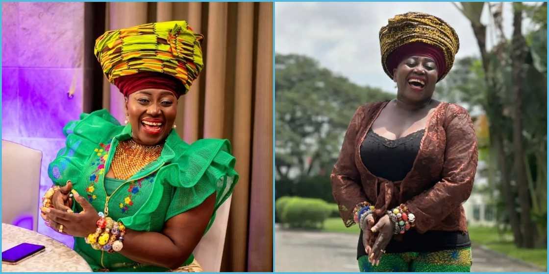 Akumaa Mama Zimbi: Media Personality Reveals What She Keeps In Her Heavy Scarf