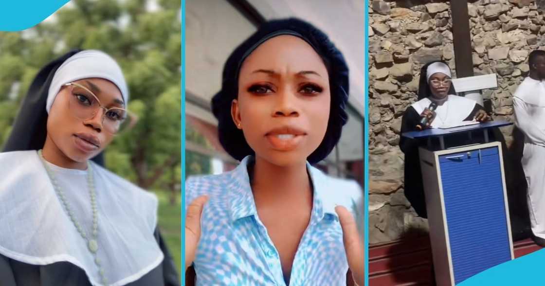 tiktok baddie, trending video, roman catholic sister, reverend sister, Ghanaian lady, from baddie to reverend sister, transformation tiktok baddie, trending video, roman catholic sister, reverend sister, Ghanaian lady, from baddie to reverend sister, transformation