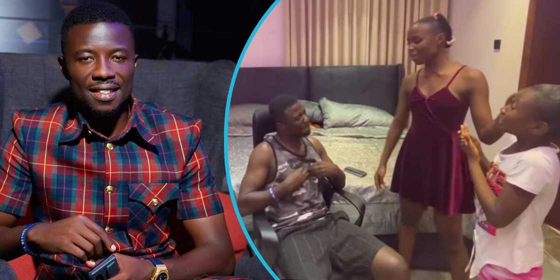 Kwaku Manu and his children Kwaku Manu and his children