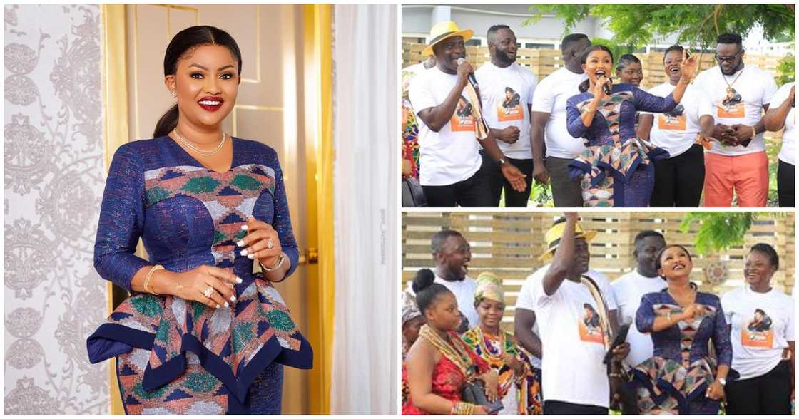 Nana Ama McBrown and Captain Smart Nana Ama McBrown and Captain Smart