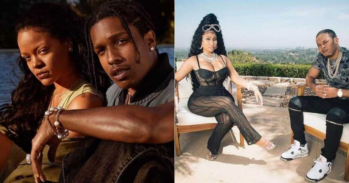 Nicki Minaj, Rihanna, hang out, ASAP Rocky