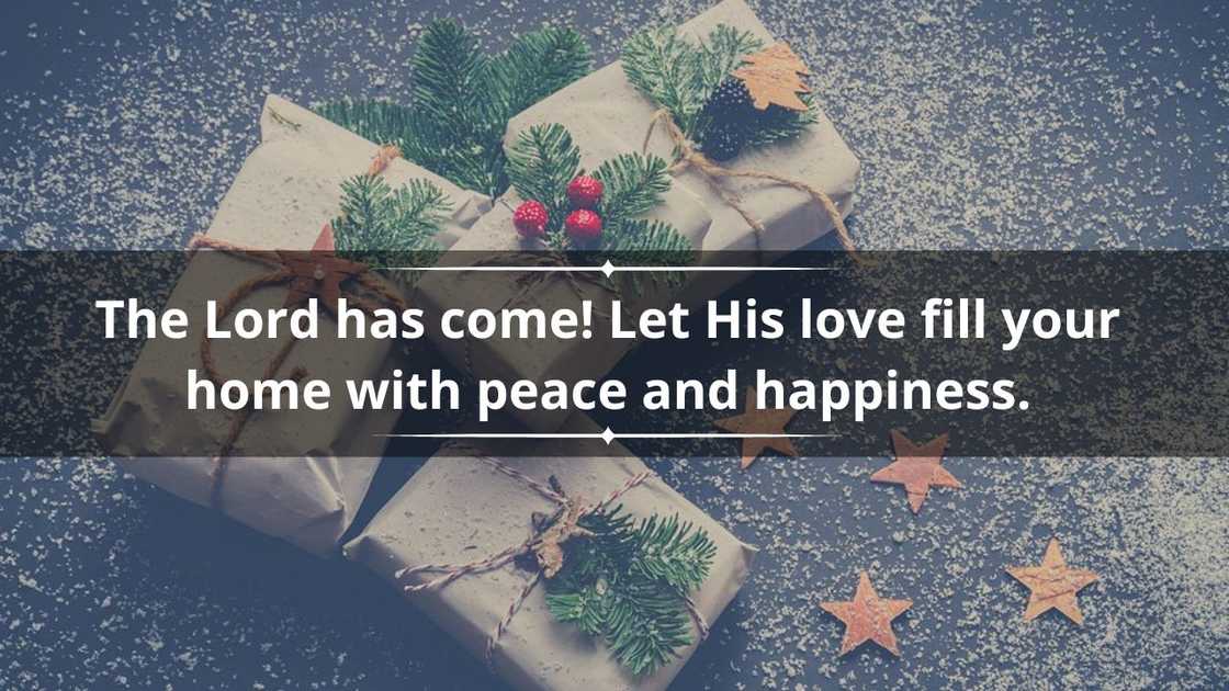 How do you write a Christmas blessing?