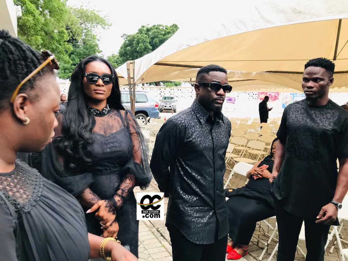 Photo of rapper Sarkodie and his wife Tracy Sarkcess. Photo of rapper Sarkodie and his wife Tracy Sarkcess.