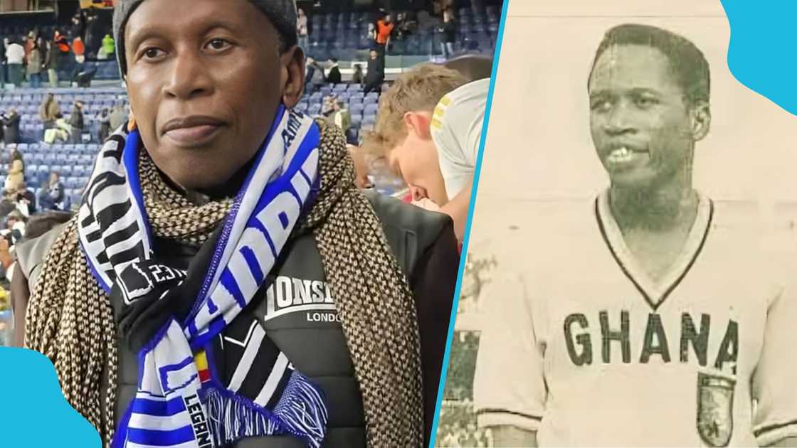 Legendary Black Stars player Rev. Osei Kofi excelled during an exhibition game between Ghana and Real Madrid. Legendary Black Stars player Rev. Osei Kofi excelled during an exhibition game between Ghana and Real Madrid.