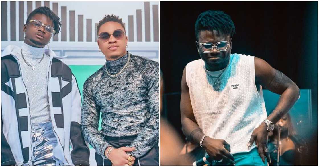Kuami Eugene and Rotimi in Cryptocurrency video shoot Kuami Eugene and Rotimi in Cryptocurrency video shoot