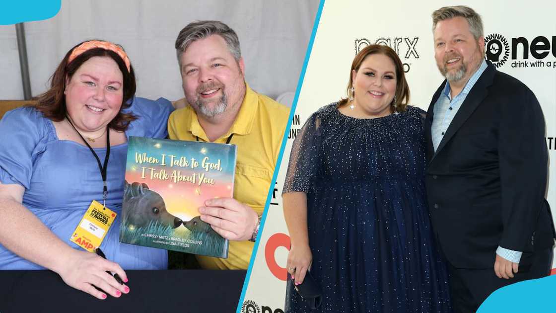 Chrissy and Bradley advertising their book and attending an event Chrissy and Bradley advertising their book and attending an event