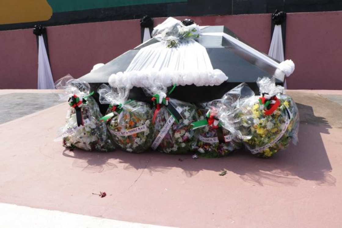 Touching photos drop from Atta Mills 7 year anniversary celebration Touching photos drop from Atta Mills 7 year anniversary celebration