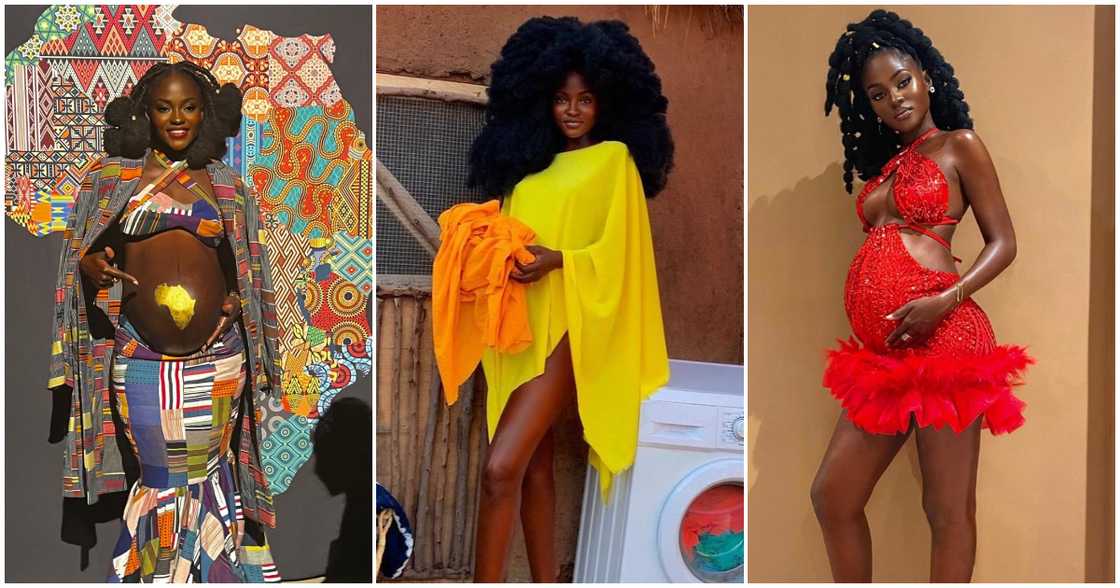 Hamamat Montia: Ghanaian Model Shares Sizzling Post-Pregnancy Photo Showing Flat Tummy In Black Lingerie Hamamat Montia: Ghanaian Model Shares Sizzling Post-Pregnancy Photo Showing Flat Tummy In Black Lingerie