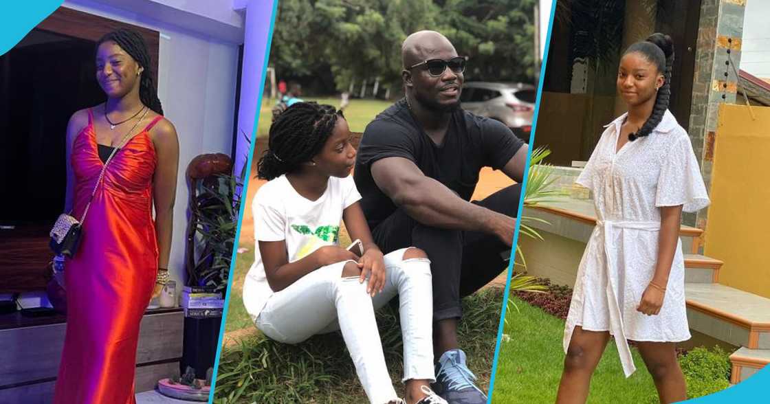 Stephen Appiah and his daughter in photos Stephen Appiah and his daughter in photos