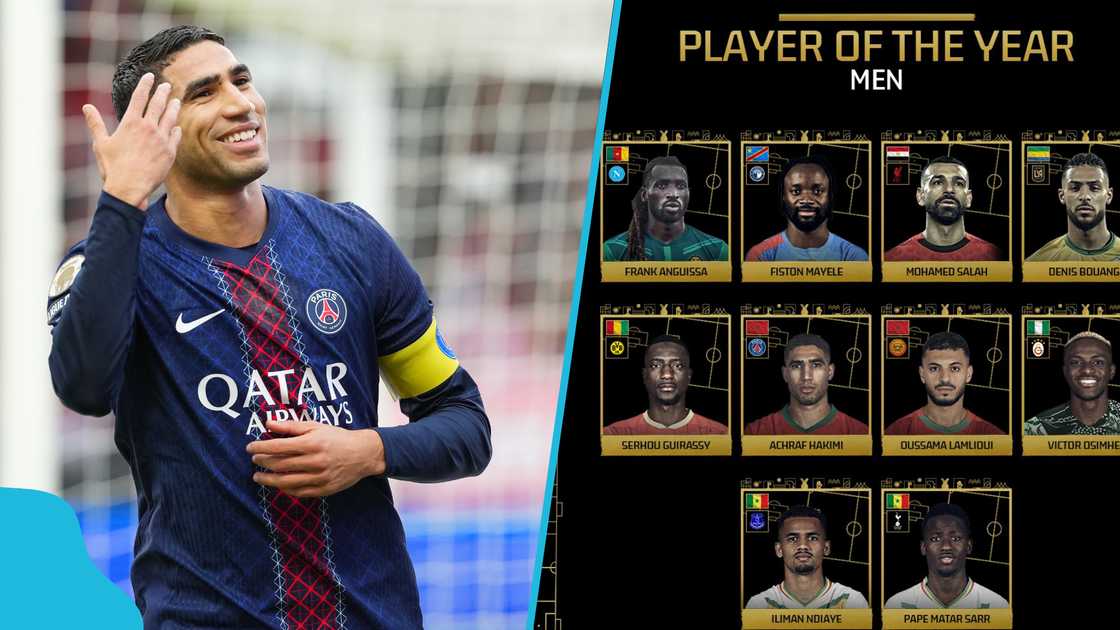 Achraf Hakimi, Hakimi to win CAF POTY, CAF Awards 2025, PSG, African Ballon d'Or, Morocco, Mustapha Hadji. Achraf Hakimi, Hakimi to win CAF POTY, CAF Awards 2025, PSG, African Ballon d'Or, Morocco, Mustapha Hadji.