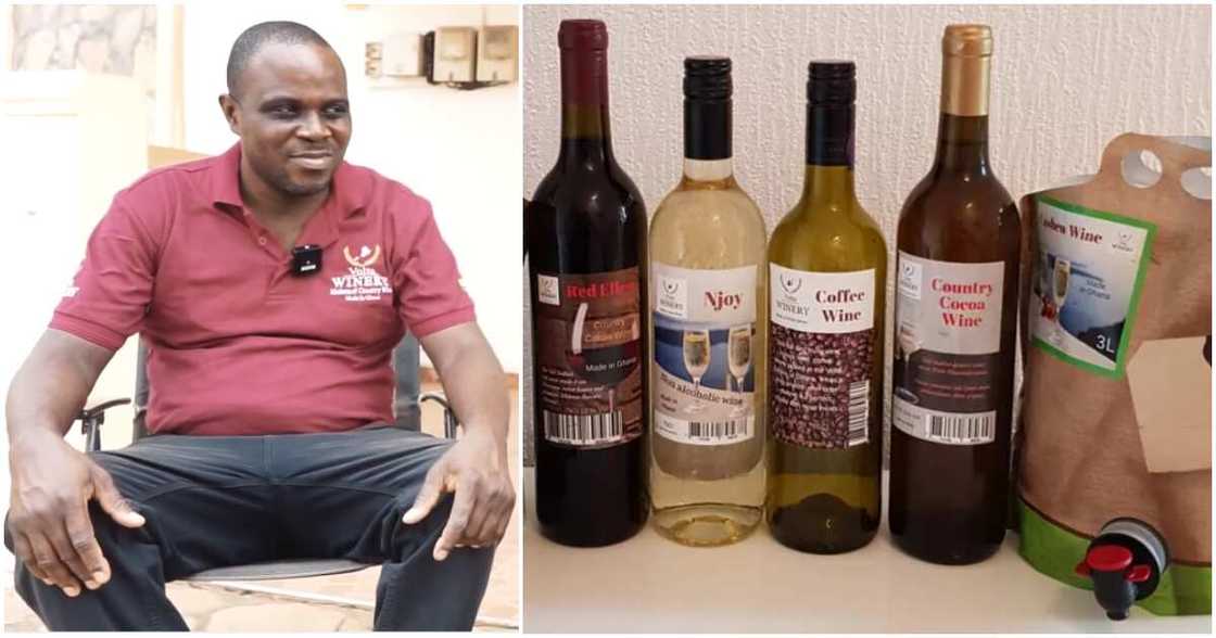 Ghanaian educator and business owner who makes wine with cocoa. Ghanaian educator and business owner who makes wine with cocoa.