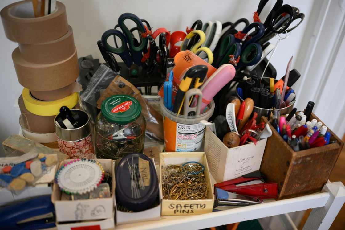 English has slowed down the amount she can create for shows like London Fashion Week English has slowed down the amount she can create for shows like London Fashion Week