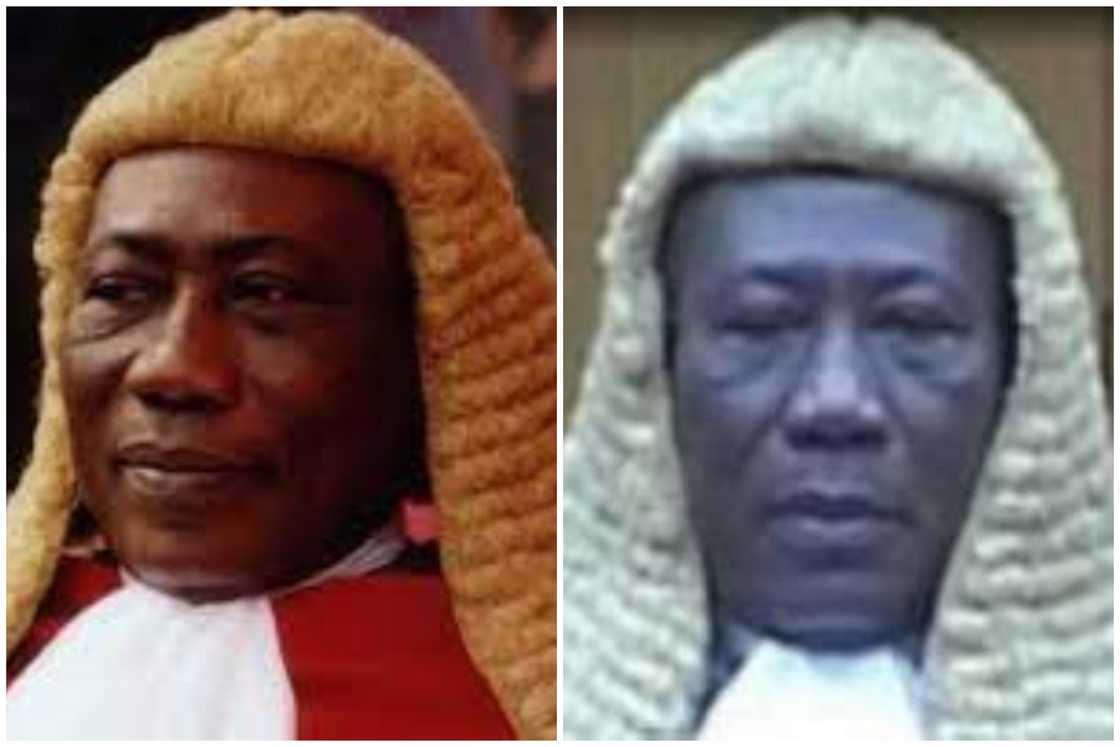 Edward Kwame Wiredu in white bib Edward Kwame Wiredu in white bib