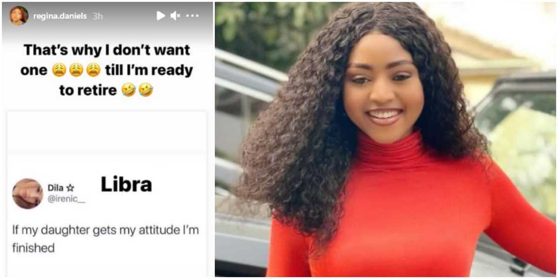 Regina Daniels horoscope is Libra Regina Daniels horoscope is Libra