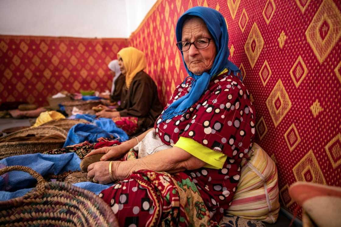 Most of the women at Cooperative Marjana are older than 60 Most of the women at Cooperative Marjana are older than 60