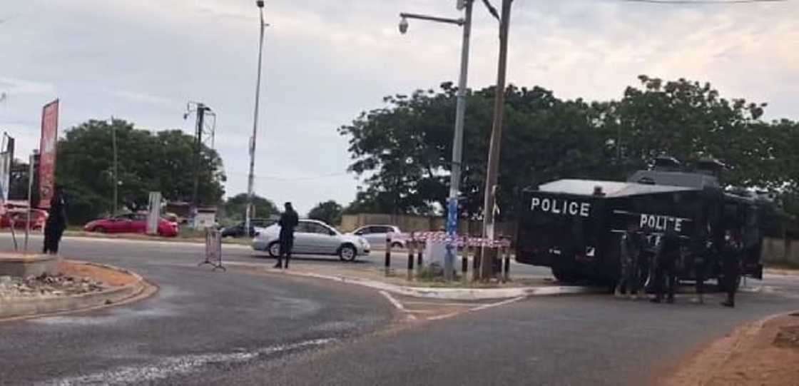 Heavy security presence at EC headquarters as 2020 Elections results to be declared on December Heavy security presence at EC headquarters as 2020 Elections results to be declared on December