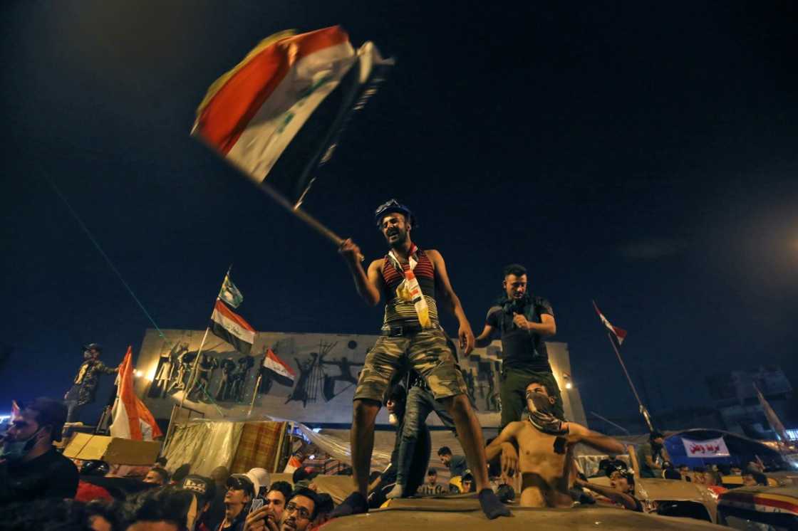Baghdad's Tahrir Square was the epicentre of the October 2019 anti-government protest movement Baghdad's Tahrir Square was the epicentre of the October 2019 anti-government protest movement