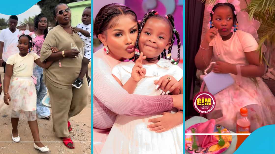 Nana Ama McBrown, Baby Maxin, Nana Ama McBrown's daughter, Nana Ama McBrown and Baby Maxin, Celebrity kids, Birthday party