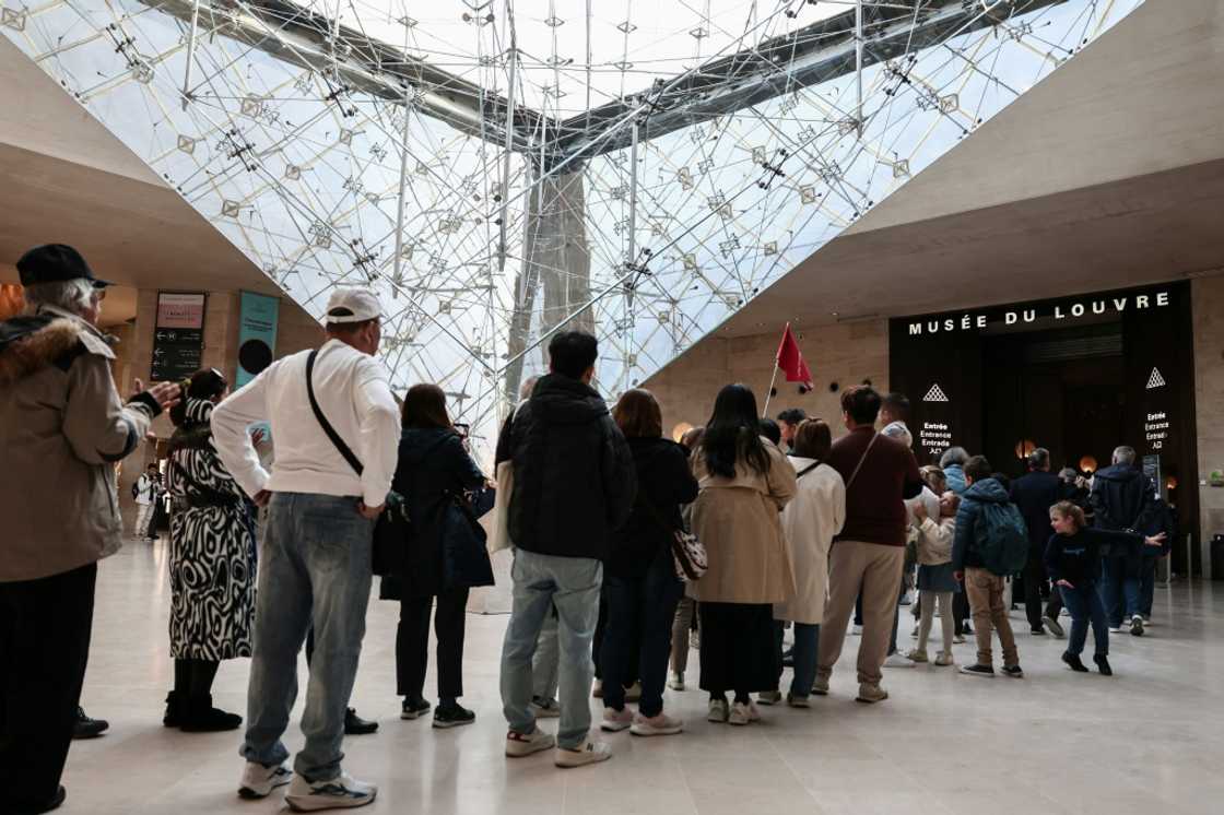 Queues are commonplace at the Louvre