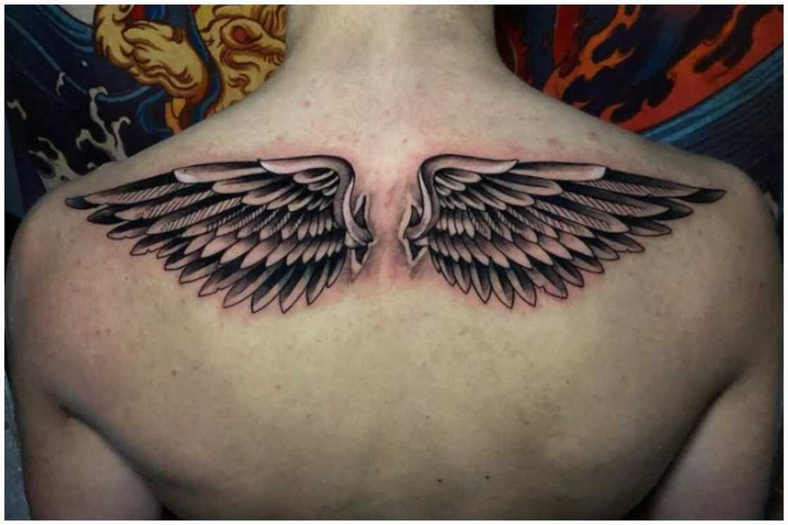 Guardian angel tattoo