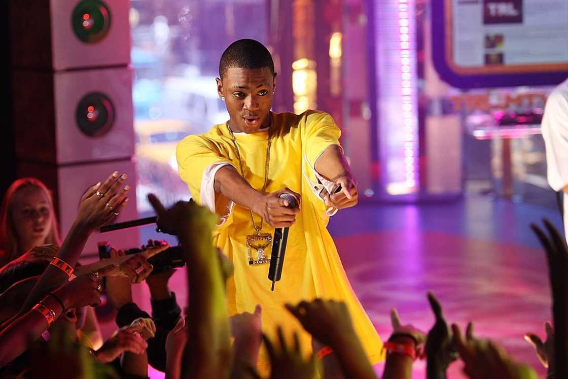 Soulja Boy during a performance in 2007