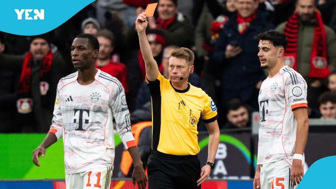 Nicolas Jackson red card, Nicolas Jackson Bayern Munich, Nicolas Jackson tackle, Nicolas Jackson Bayer Leverkusen, Nicolas Jackson Bundesliga red card, Nicolas Jackson challenge Martin Terrier Nicolas Jackson red card, Nicolas Jackson Bayern Munich, Nicolas Jackson tackle, Nicolas Jackson Bayer Leverkusen, Nicolas Jackson Bundesliga red card, Nicolas Jackson challenge Martin Terrier