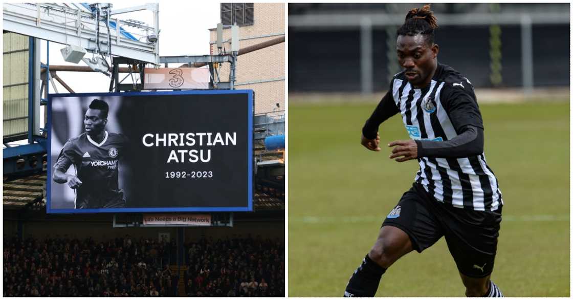 Photo of Christian Atsu training and being remembered by former club Photo of Christian Atsu training and being remembered by former club