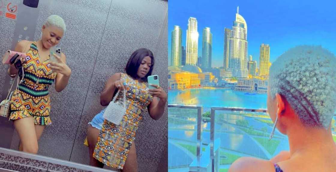 TikTok Stars Jackline Mensah & Asantewaa go Chilling in Dubai; Photos & Videos Surface