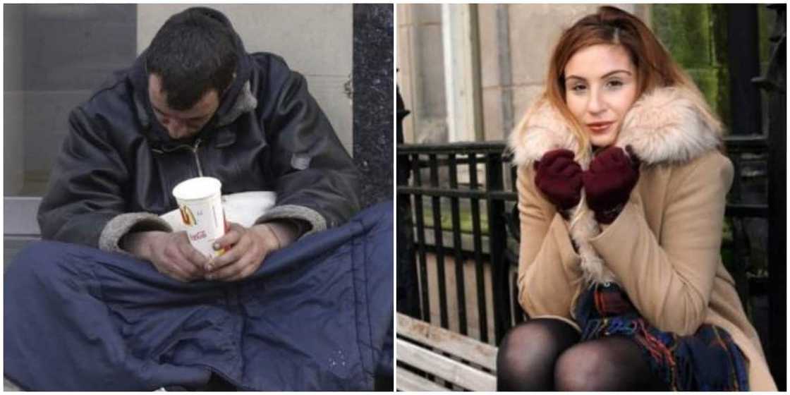 Homeless man helps stranded university student with his last N1706, she raises N26m for him in appreciation Homeless man helps stranded university student with his last N1706, she raises N26m for him in appreciation