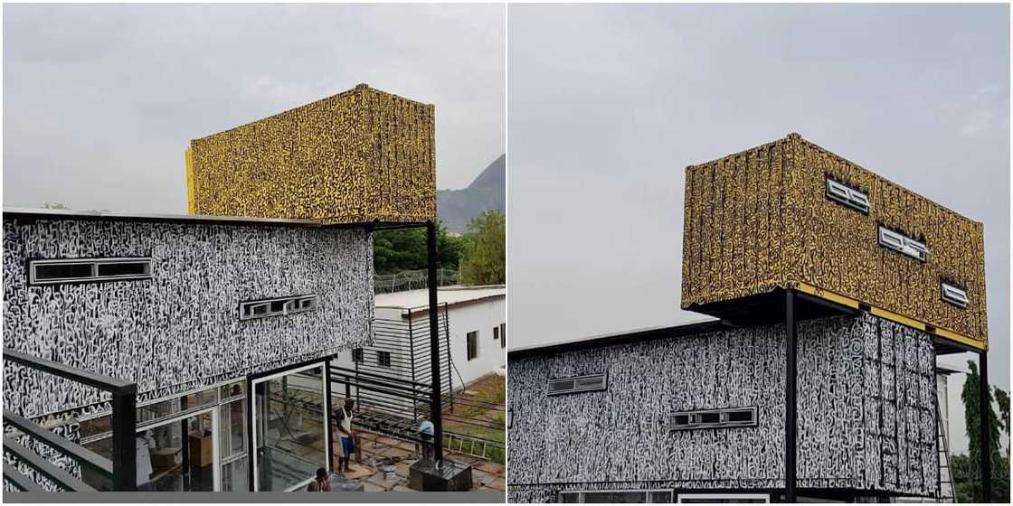 Adorable photos of container office designed by renowned artist wows social media Adorable photos of container office designed by renowned artist wows social media