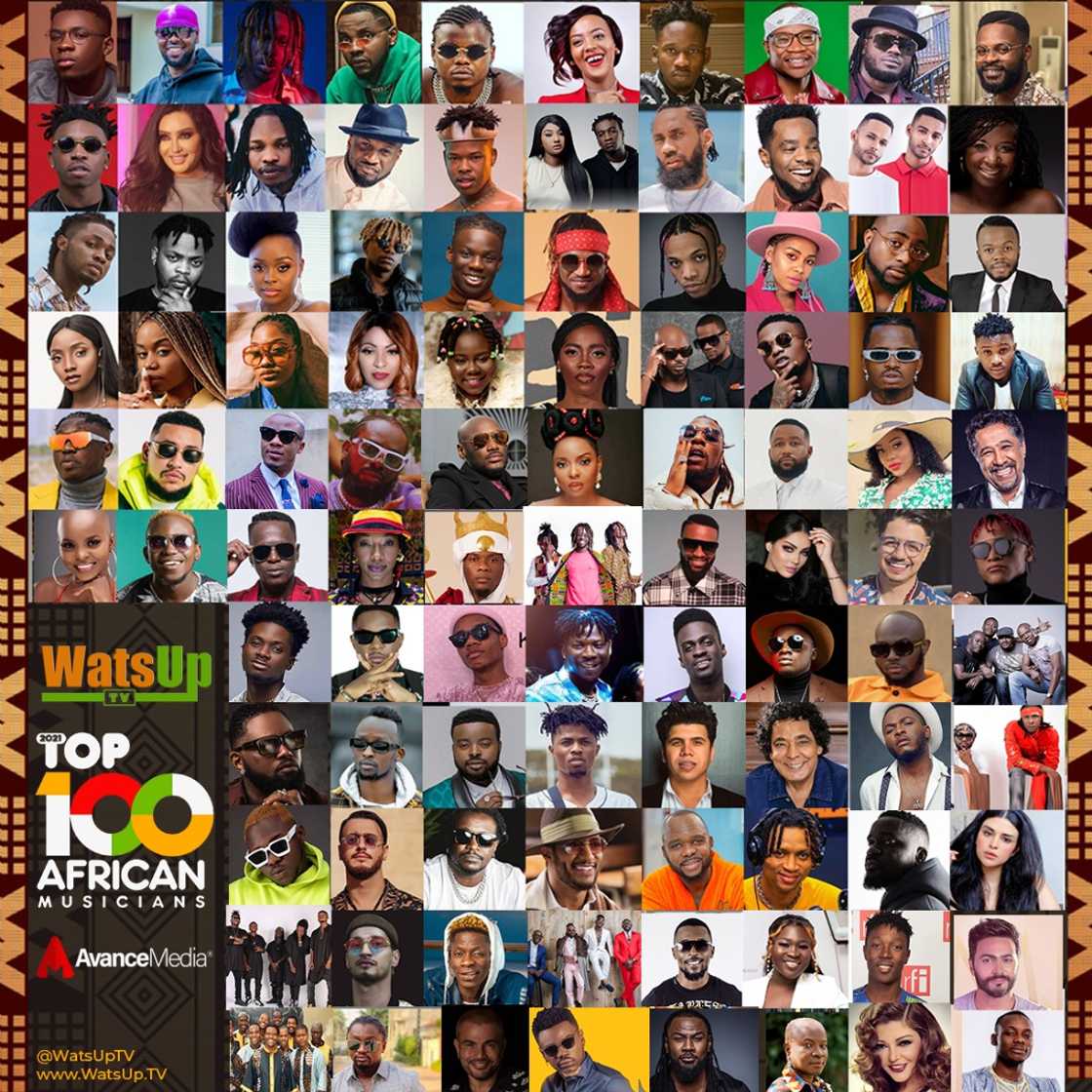 Shatta Wale, Sarkodie, Stonebwoy, Medikal, 6 Others Named In Watsup TV's 100 Top African Artistes List